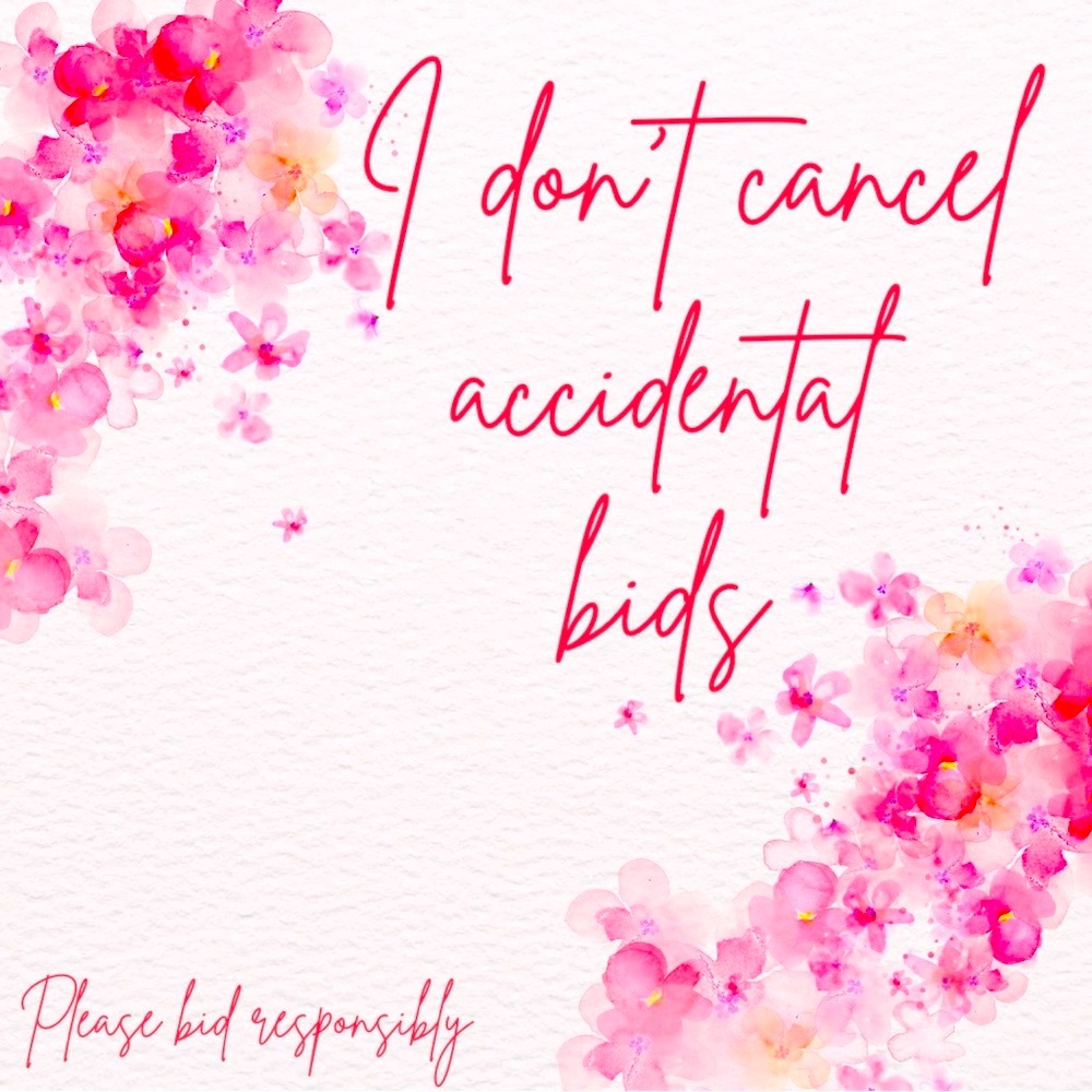I do not cancel accidental bids